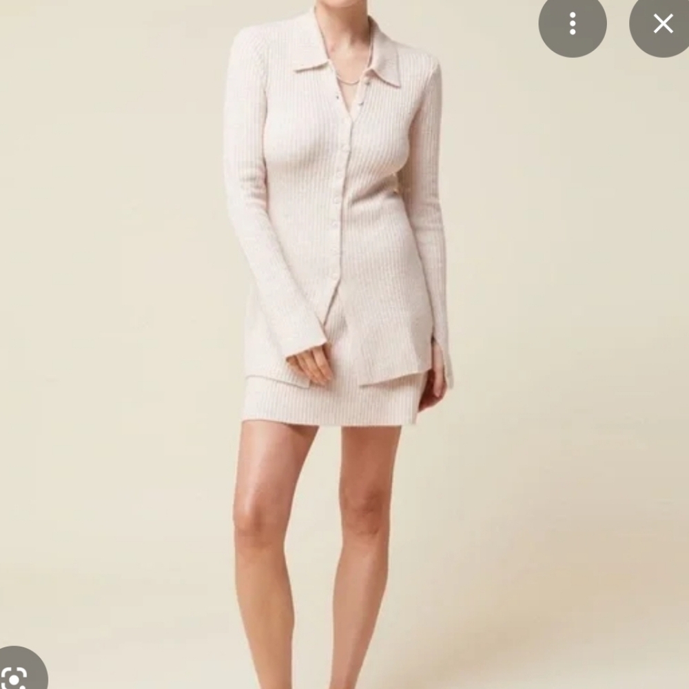 Rachel Parcell Cream Knit Set - Picture 2 of 3